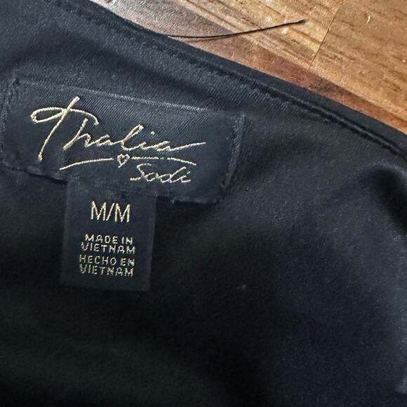 Thalia Sodi Solid Black Sheath Dress – Women’s Medium - Picture 6 of 9